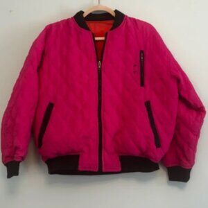 Pacer Vintage Y2K‎ Reversible Bomber Jacket Size M